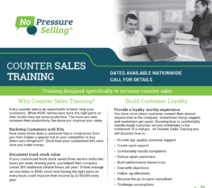 Counter Sales Training